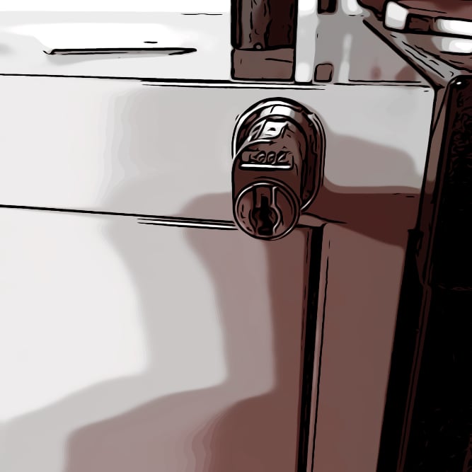 File cabinet lock